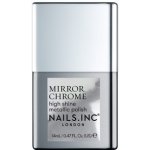 Nails Inc. London Mirror Chrome Silver Served 14 ml – Zboží Dáma