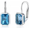 Náušnice Gems náušnice Naomi bílé zlato a modrý topaz blue topaz 3884502-0-0-93