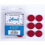 AVELI Set magnetů červená – Sleviste.cz