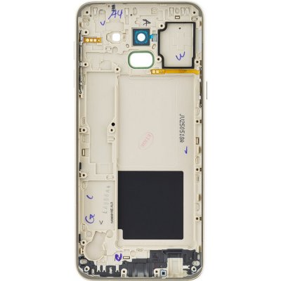 Kryt Samsung J600 Galaxy J6 2018 zadní zlatý – Zboží Mobilmania