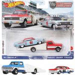 Mattel Hot Wheels Premium Team Transport #64 66 Chevelle / '72 Chevy Ramp Truck – Zboží Dáma
