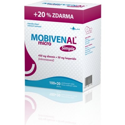 Mobivenal Micro Simple 100+20 tablet – Zboží Mobilmania