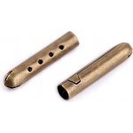 Koncovka kovová na šňůrku 4x18mm, staromosaz – Hledejceny.cz