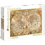 Clementoni Historická mapa světa 2000 dílků – Zboží Mobilmania