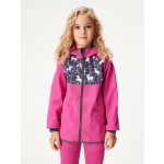 Unuo Dětská softshellová bunda s fleecem Basic Fuchsiová Jednorožci – Sleviste.cz
