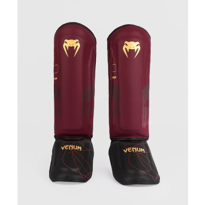 Venum Chrániče holení a nártů Tactical XT - Black/Burgundy/Gold – Zboží Dáma