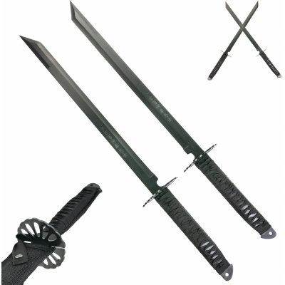 Chladné Zbraně Tanto WAKIZASHI mačety "NINJA DUO" 2 kusy - FUNKČNÍ – Zboží Dáma