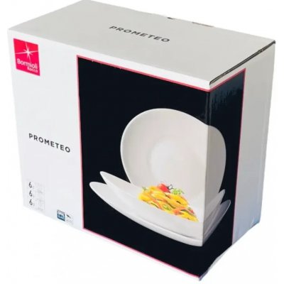 Bormioli Rocco sada talířů Prometheo 18 ks – Sleviste.cz