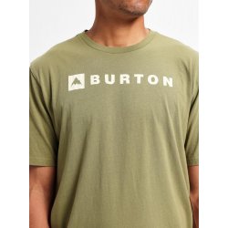 Burton tričko Horizontal Mountain Martini Olive