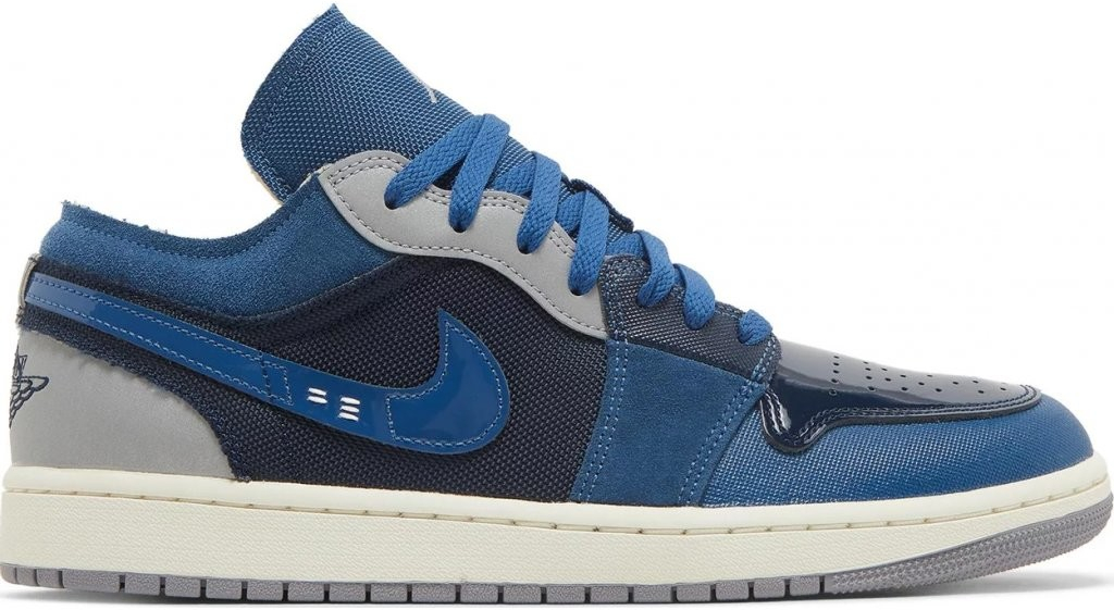 Air Jordan Jordan 1 Low SE Craft Obsidian French Blue Ashen Slate White