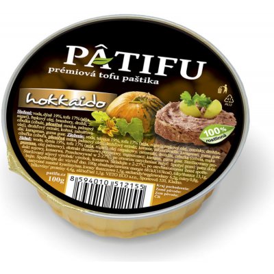 Veto Patifu Tofu paštika hokkaido 100 g – Zboží Dáma