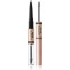 Tužka na obočí Makeup Revolution Laminate Brow Pencil tužka na obočí Medium Brown 2,1 g