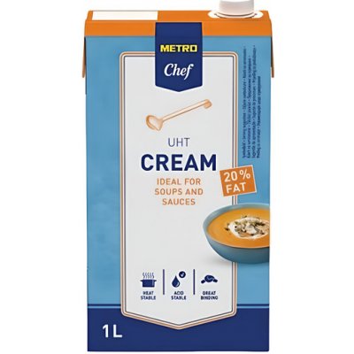Metro Chef Smetana 20 % 1 l – Zboží Dáma