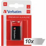 Verbatim Alkaline 9V 10ks 49924 – Zbozi.Blesk.cz