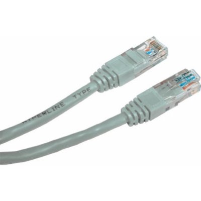 Intellinet 336765 Patch Cat6 UTP, 5m, šedý – Zboží Mobilmania