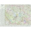 Nástěnné mapy Jihočeský kraj - nástěnná mapa 113 x 83 cm, lamino + lišty