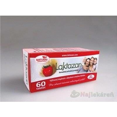 Gelda Laktazan enzym laktáza s příchutí máty 60 tablet – Hledejceny.cz
