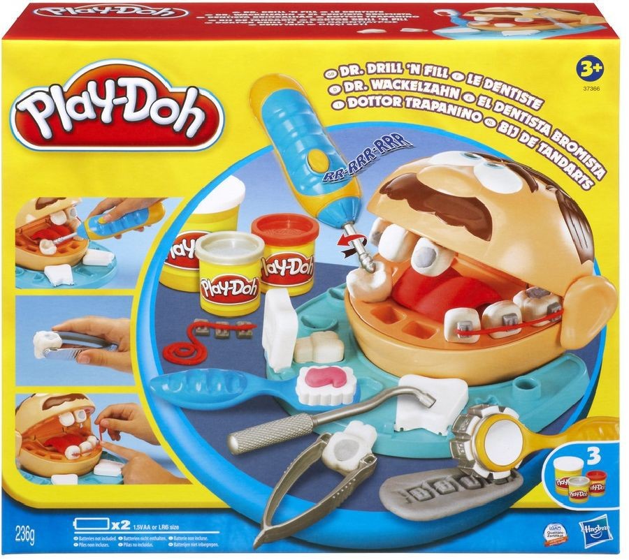 Hasbro Play-Doh zubař doktor drill n fill od 439 Kč - Heureka.cz