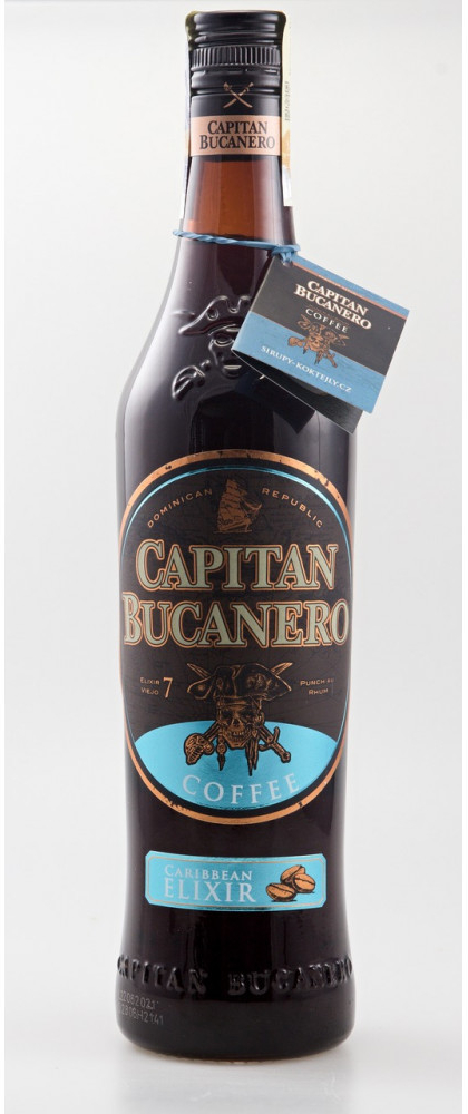 Capitan Bucanero Coffee Caribbean Elixir 7y 34% 0,7 l (holá láhev)