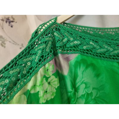 Luxusní maxi šaty Maria zelená – Zboží Mobilmania