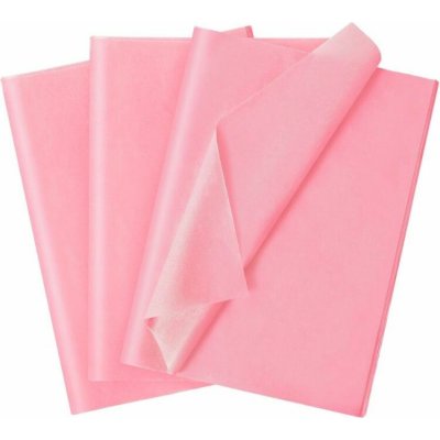 Hedvábný balicí papír 40ks 17g/50x70cm, tm. růžový – Hledejceny.cz
