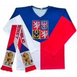 SportDres Hokejový fanouškovský set Česko modrý + šála Czech Republic – Zboží Mobilmania