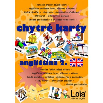 Chytrá Lola Chytré karty: Angličtina 2 – Zboží Mobilmania