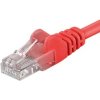 síťový kabel Premiumcord sp6asftp050R Patch, CAT6a S-FTP, RJ45-RJ45, AWG 26/7, 5m, červený