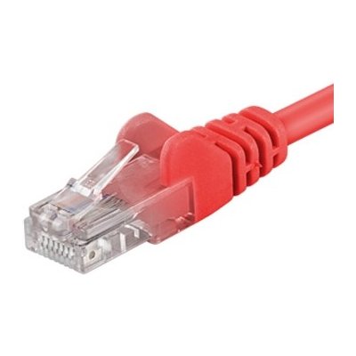 Premiumcord sp6asftp050R Patch, CAT6a S-FTP, RJ45-RJ45, AWG 26/7, 5m, červený – Zboží Mobilmania