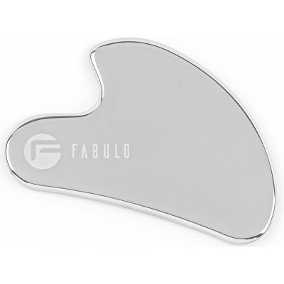 Fabulo Gua Sha z nerezavějící oceli 0,4 x 5,5 x 8,5 cm – Zboží Dáma