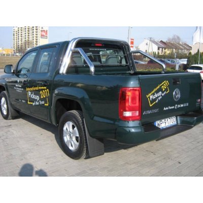 Ochranný rám na korbu - dvojitý Volkswagen Amarok 2009 - 2016 - Leštěný nerez