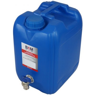 B.A.M 10552 Kanystr na vodu modrý spodní kohoutek 20 l – Zboží Mobilmania