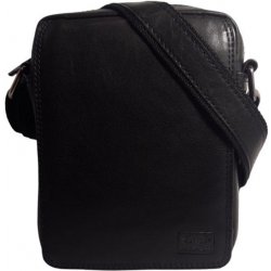 Sendi Design pánská kožená taška přes rameno černá T-52006A black