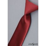 Kravata chlapecká bordo satén – Zboží Mobilmania