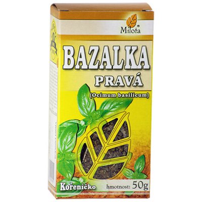 Milota bazalka pravá nať 50 g – Zboží Dáma