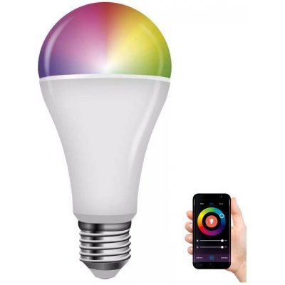 Emos LED RGB Stmívatelná žárovka GoSmart A65 E27/14W/230V 2700-6500K Wi-Fi Tuya EMS1028 – Zboží Mobilmania