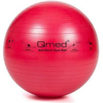 Qmed Abs gymnastický míč průměr 55 cm červený – Sleviste.cz