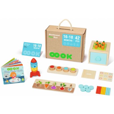 Mamido Montessori Edukační box pro děti 16-18 měsíců – Zboží Dáma