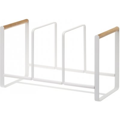 YAMAZAKI Stojan na talíře Tosca 2963, bílý – Zboží Mobilmania