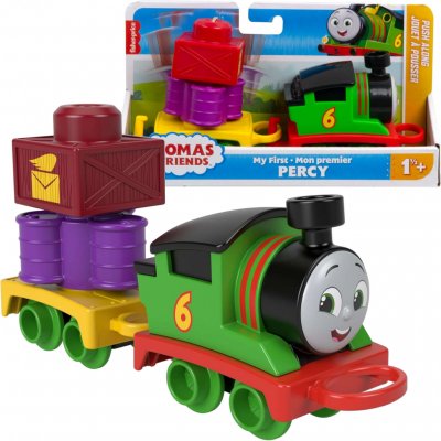 Fisher-Price Mašinka Tomáš a přátelé Percy Sada stavebních kostek vozidlo Moje první lokomotiva – Zboží Dáma