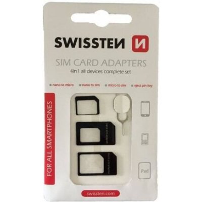 SWISSTEN SIM ADAPTER 4in1 – Zbozi.Blesk.cz