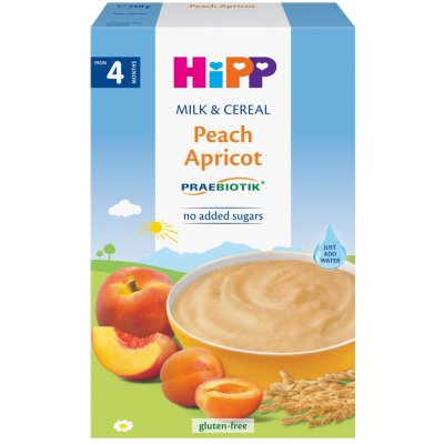 HiPP Praebiotik Mléčná kaše broskev a meruňka 250 g – Zboží Dáma