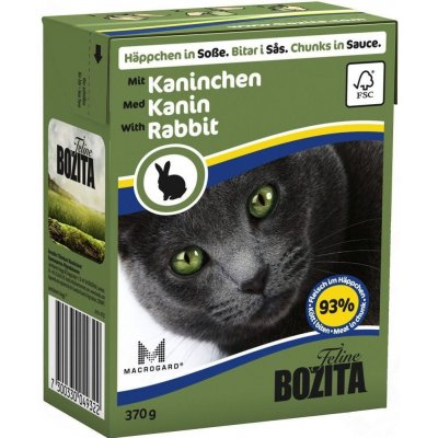 Bozita Cat kousky v omáčce králík 370 g – Zbozi.Blesk.cz