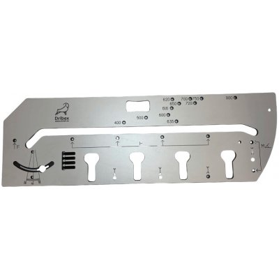 Dribex truhlářská šablona variabilní 900 CDF na kuchyňské desky CDF900VARIABLE – Hledejceny.cz