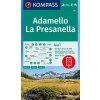 Adamello, La Presanella (Kompass, 71) - turistická mapa