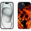 Pouzdro a kryt na mobilní telefon Apple mmCase Gelové iPhone 15 - muzikant a oheň