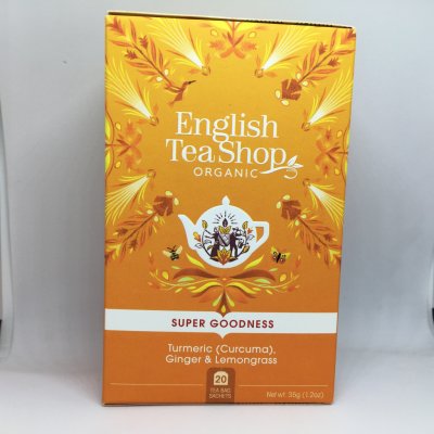 English Tea Shop čaj Kurkuma zázvor a citrónová tráva 20 sáčků 35 g – Zboží Mobilmania