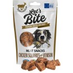 Brit Let's Bite Meat Snacks Chicken Squares with Venison 80 g – Hledejceny.cz