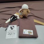 Moraviatex Balíček 1metr - Žebro 6/2 100% MERINO vlna ultrafine Zinek hnědé 596 (0,31kg) – Zboží Dáma