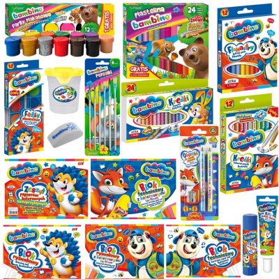 Výtvarná sada Bambino 23 ks – Hledejceny.cz